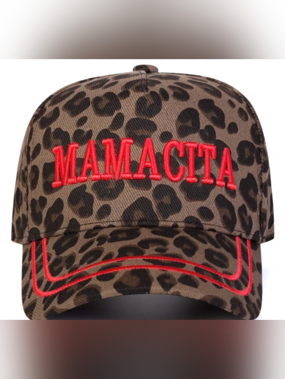 Mamacita Leopard Print Cap